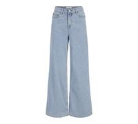 JACK & JONES Jxtokyo Wide HW Jeans R6172 DNM Pantaloni, Mix Blu Chiaro, 26W x 32L Donna
