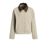 JJXX - Giacca barn casual crema con colletto a coste-Bianco 34