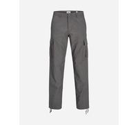 Jack & Jones Pantaloni cargo ampi JPSTKANE JJBARKLEY Noos Westhill Grigio scuro W30 L34