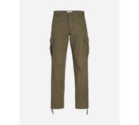 Jack & Jones Pantaloni Cargo da Uomo JPSTKANE JJBARKLEY -Relaxed Fit - S M L XL XXL, Olive Night, 29W x 34L