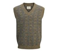 JACK & JONES Knit Vest Jprblukyle-Gilet in Maglia, Stregata dalla Luna, M Uomo