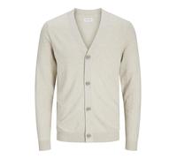 JACK & JONES Jjeemil Knit Button Cardigan Noos Cardigan da Uomo, Oatmeal. Dettagli: Melange, S