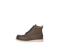 JACK & JONES Jfwtoronto Leather Boot Styd Ln, Brown Stone, 40 EU, Marrone pietra., 40 EU