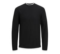 Jack & Jones Maglia girocollo Jortwinn Black da Uomo XL Nero