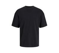 Jack & Jones - T-shirt nera oversize pesante 200 gsm-Nero XS