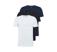 JACK & JONES Maglietta blu notte / nero / bianco Uomo JACK & JONES XL