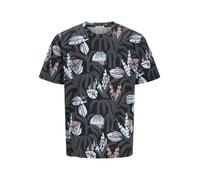 JACK & JONES Maglietta blu pastello / grigio scuro / rosé / nero Uomo JACK & JONES M blu pastello / grigio scuro / rosé / nero