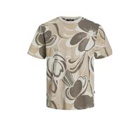 JACK & JONES Maglietta con stampa All Over Print, Travertino, M