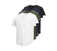 Jack & Jones Maglietta Noa girocollo maniche corte confezione da 5 multicolore Uomo XS