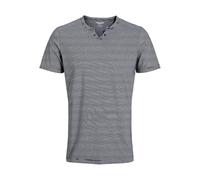JACK & JONES Maglietta da Uomo Jjesplit Neck Stripe Tee S Noos, Sky Captain, M