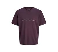 Jack & Jones Maglietta da Uomo Jjestar Jj Tee SS Noos, Perfetto Plum, L