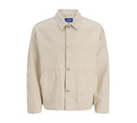 JACK & JONES Maglietta da Uomo Jorboxy Denim LS, Cotone Grezzo, L