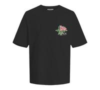 JACK & JONES Maglietta da Uomo, Nero, L