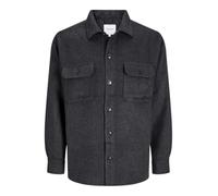 JACK & JONES Maglietta da Uomo Plus Size Relaxed Fit, Nero, 4XL