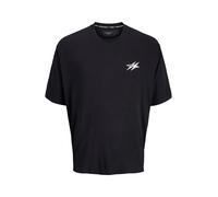 JACK & JONES Maglietta 'JCOCNZ BERLIN' nero / bianco Uomo JACK & JONES M