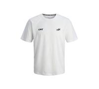 JACK & JONES Maglietta 'JCOCNZ PARIS' nero / bianco Uomo JACK & JONES S