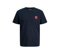 JACK & JONES Maglietta 'JJBrandy' blu notte Uomo JACK & JONES S blu notte
