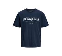 JACK & JONES Maglietta 'JJDevin Daytona' navy / bianco Uomo JACK & JONES L