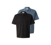 JACK & JONES Maglietta 'JJDEVIN DAYTONA' zappiro / nero Uomo JACK & JONES XS