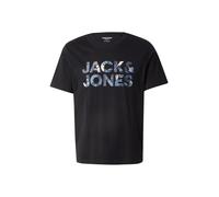 JACK & JONES Maglietta 'JJEBryan' blu cielo / arancione / nero / bianco Uomo JACK & JONES S blu cielo / arancione / nero / bianco