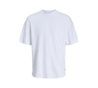 JACK & JONES Maglietta a Girocollo Basic con Spalle Basse a Maniche Corte JJEURBAN, Colore:Bianco, Size:L