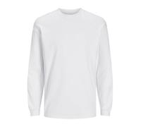 JACK & JONES Jjeurban Edge Tee LS O-Neck Noos Maglietta a Maniche Lunghe, Bianco, M Uomo