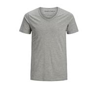Jack & Jones - Maglietta Jones, Manica Corta, Uomo, Grigio (Grau (Light Grey Melange)), M
