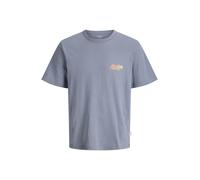 JACK & JONES Maglietta 'JORMontauk' blu pastello / canna / albicocca Uomo JACK & JONES M