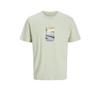 Jack & Jones Maglietta Per Uomini (JORSPLIT GRAPHIC FRONT) In 3 Colori, 4XL-7XL