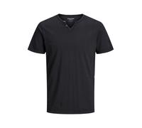 Maglietta Jack & Jones Split neck Noir 2XL