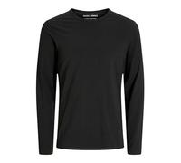 Jack & Jones - Maglietta Storm Sweat, Manica lunga, Uomo, Black, Medium