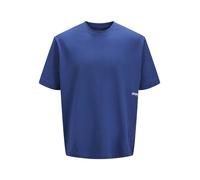 JACK & JONES Maglietta 'UNION' blu / bianco Uomo JACK & JONES L blu / bianco