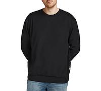 JACK & JONES Maglione a Maniche Lunghe in Taglia Extra Grande degli Uomini Felpa di Base per Taglie fortiJJEBASIC, Colore:Nero, Dimensione Maglia:3XL
