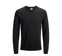 Jack & Jones Maglione da uomo con scollo a V, Nero (Black), XXL