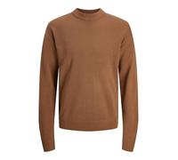 Jack & Jones Maglione da Uomo Relax Girocollo, Bisque Moka, XS