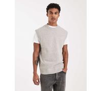 Jack & Jones - Maglione senza maniche soffice grigio L