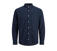 Jack & Jones Oxford Long Sleeve Shirt Blu L Uomo