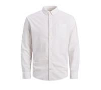 Jack & Jones Male - Camicia per Il Tempo Libero, Taglie Forti, Bianco, 3XL