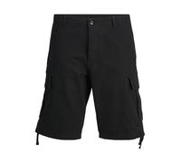 JACK & JONES Male Cargo Shorts Regular Fit Cargo Shorts, Nero, M