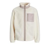 Jack & Jones - Jjesoho Teddy Jacket Noos Bianco - Abbigliamento M Bianco