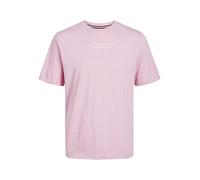 JACK & JONES Male Logo T-Shirt Jprbluarchie SS Tee Crew Neck Noos, Rosa Nectar, L Uomo