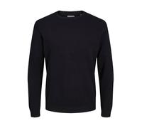 Jack & Jones Male Plus Size Maglione Basic, Nero, XXXL