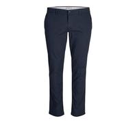 Pantaloni chino grandi Jack & Jones Marco Dave Bleu 40x32