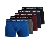 JACK & JONES Male Shorts Confezione da 5 Intimo Uomo in Taglia XS-XXL, - Black/Navy Blazer/Port Royale/Dgm/Surf The Web, L