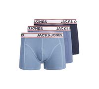 JACK & JONES Male Trunks - Confezione da 3 Trunks, Blazer Blu Marine, M