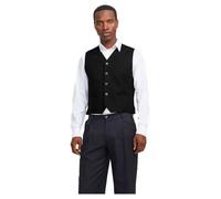 JACK & JONES Men, gilet JPRTHEO Regular Fit, Nero, 58