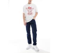 Jack & Jones - Mike - Jeans affusolati lavaggio indaco grezzo-Blu navy W31 L32