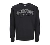 JACK & JONES MINI Felpa 'JJECALEB' nero / bianco Bambini JACK & JONES MINI 104 nero / bianco