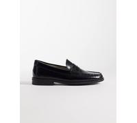 Jack & Jones - Mocassini in pelle neri-Nero 46