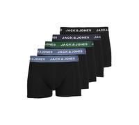 JACK & JONES - Set di 5 boxer da uomo, colore: Nero, taglia intima: S, articolo: Black/Blue